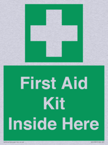 First Aid Kit Inside Here